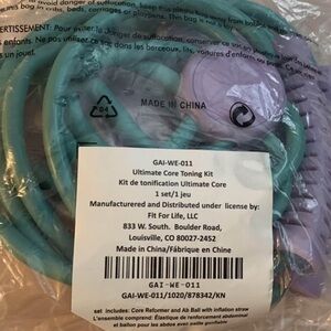 GAIAM Studio Select Core Toning Kit with Teal and Purple